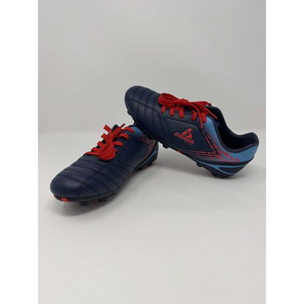 Brava Boys Size 3.5 Soccer Cleats Outdoor Play Football Excellent Condition